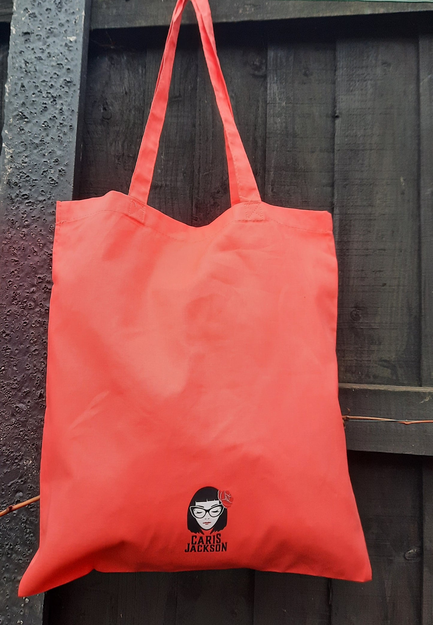 Björk vibrant printed tote bag