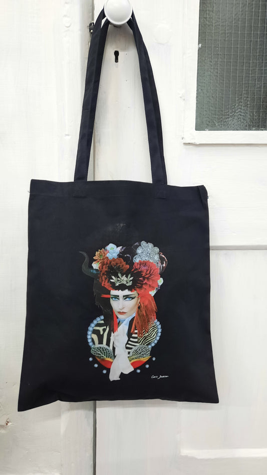 Siouxsie vibrant printed tote bag