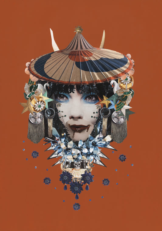 Björk signed limited edition giclee art print