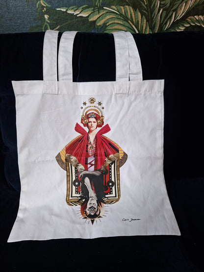 David vibrant printed tote bag