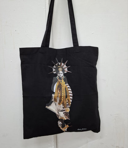 Nina vibrant printed tote bag