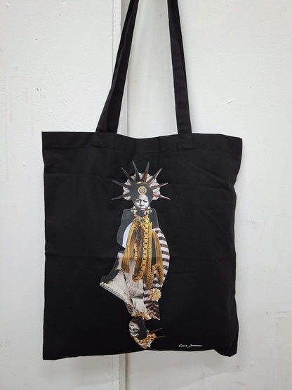 Nina vibrant printed tote bag