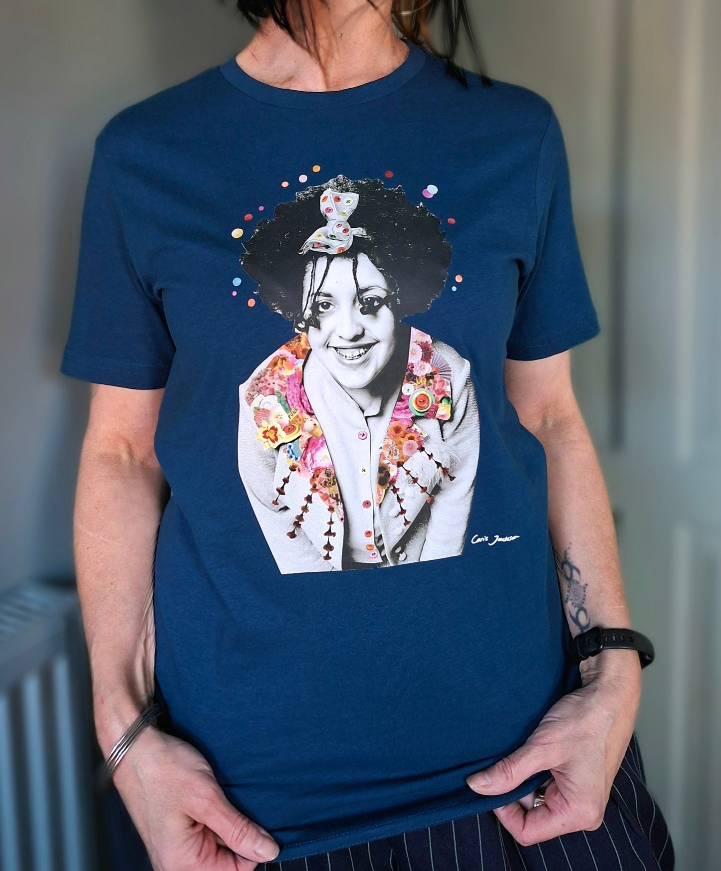 Poly unisex t-shirt 100% cotton